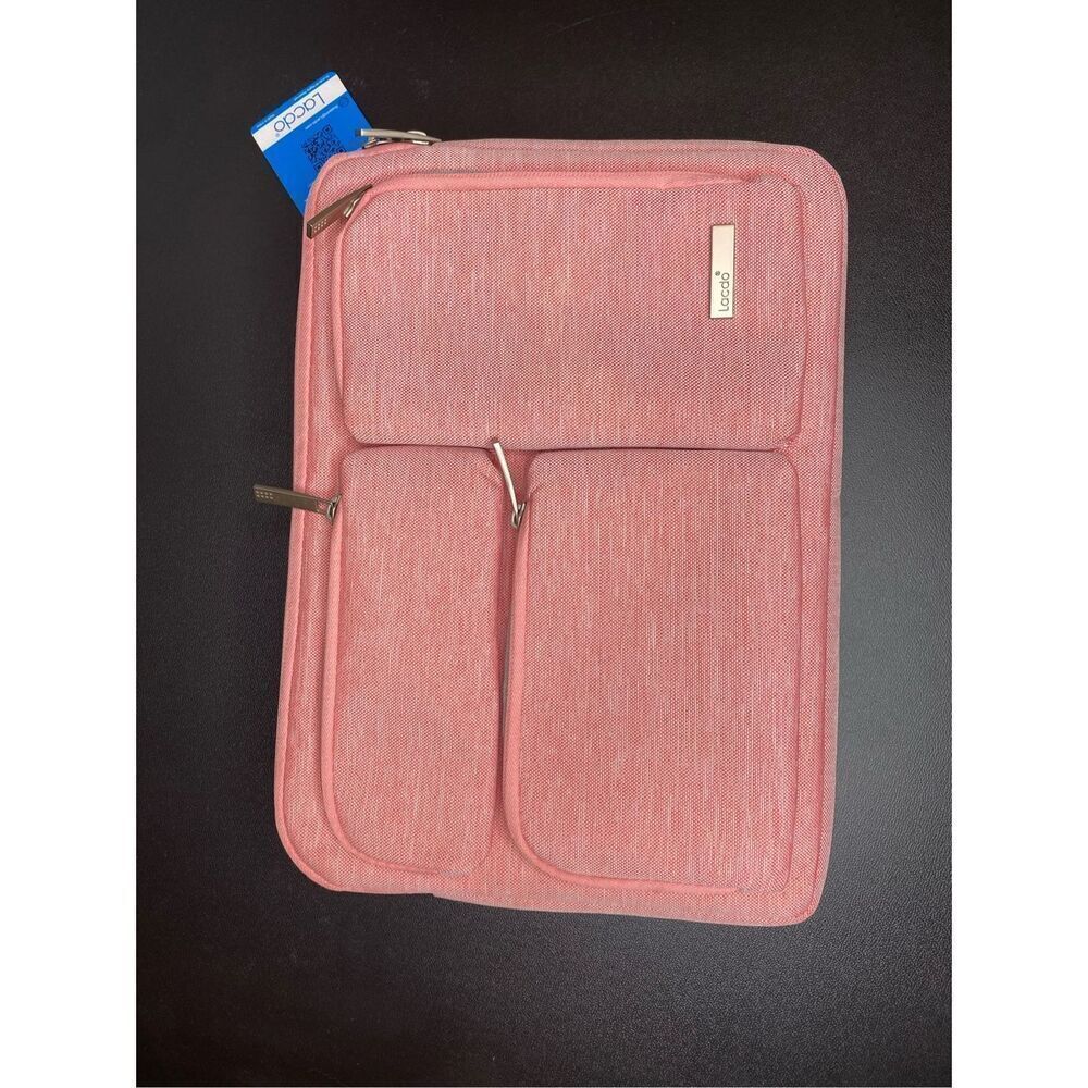 Lacdo Pink Laptop Computer Sleeve Case 9”X13”X2” NWT